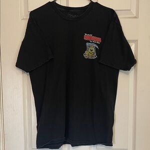 Mishka Fight Literacy Black Graphic Streetwear T-Shirt